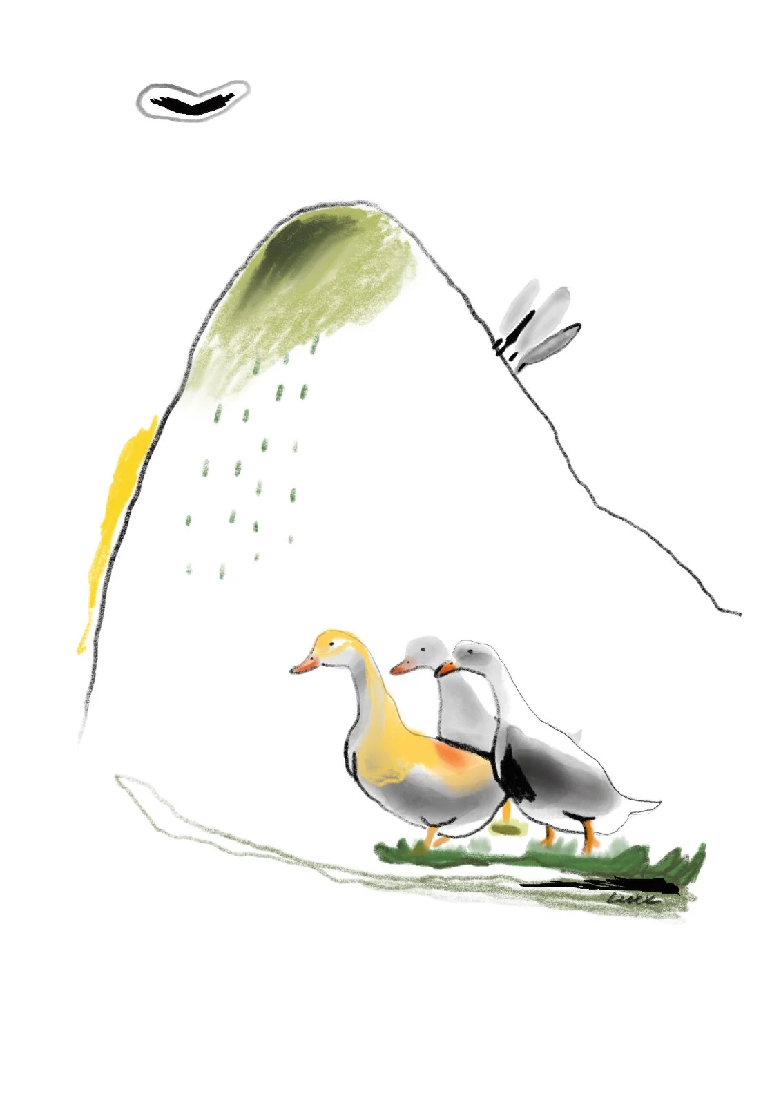 동반자-산등성이 (illustration)